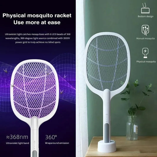 Nova USB Rechargeable Mosquito Racket | ME-903 Model | | Electric Insect Killer Swatter | For Indoor & Outdoor Use