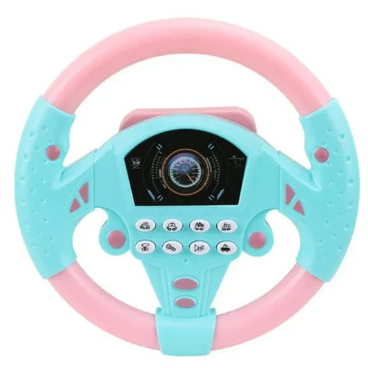 Toy Steering Wheel with Sound Effects for Kids | Interactive Driving Toy with Music & Emergency Sounds