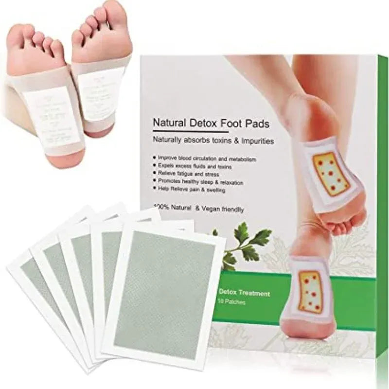 Kinoki Detox Foot Pads | Natural Cleansing Foot Patches for Stress Relief & Better Sleep