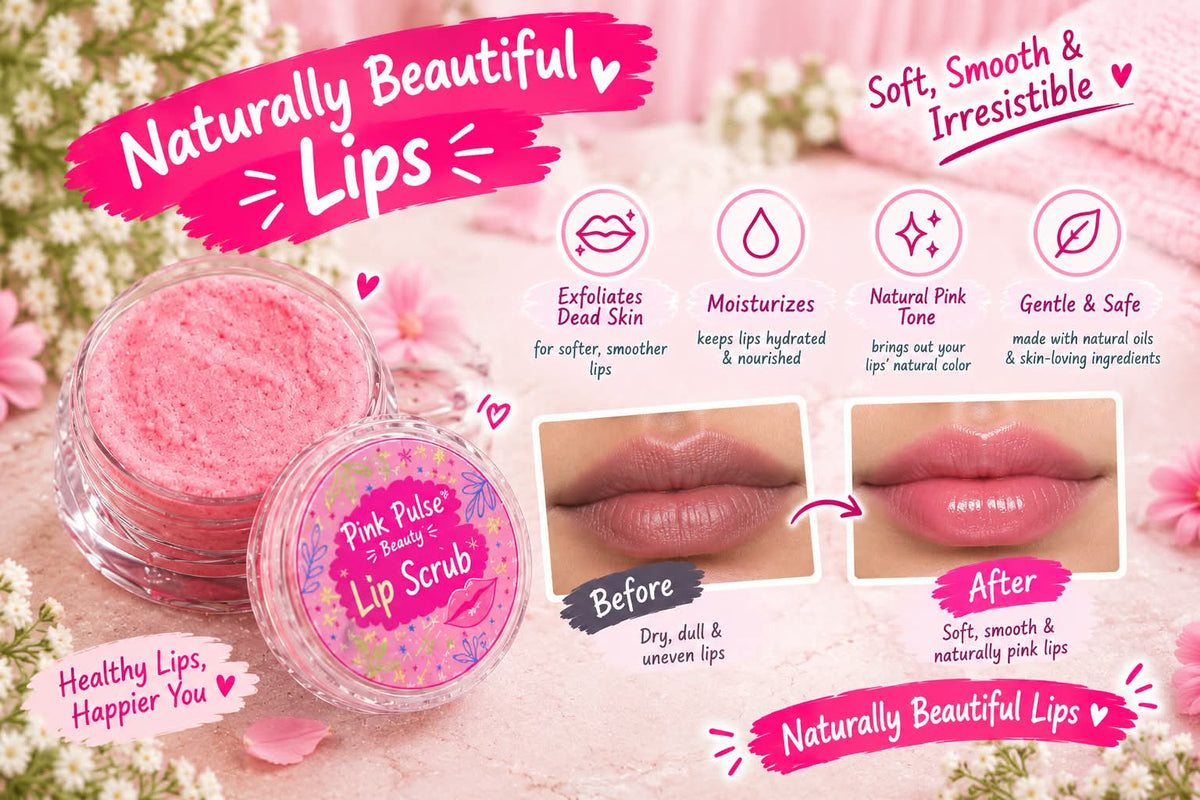 Lip Scrub – Sweet Pink Glow & Soft Lips