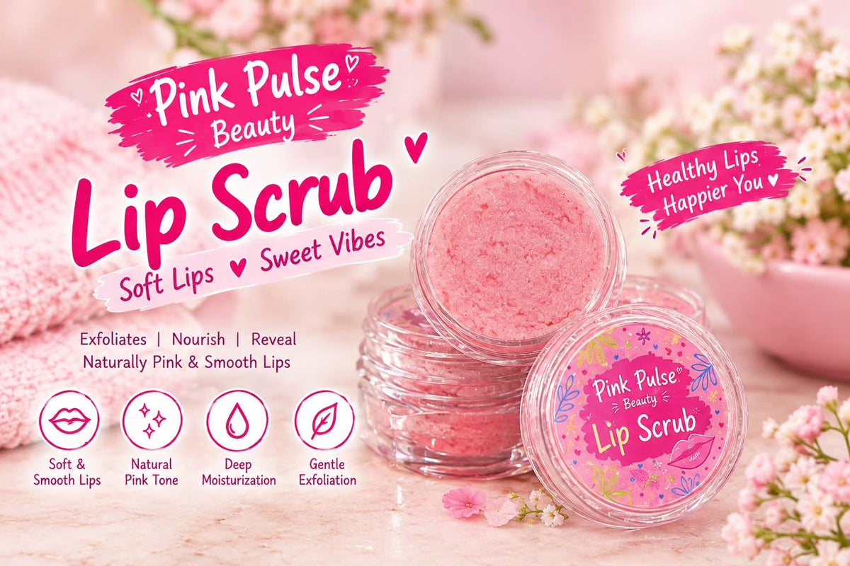 Lip Scrub – Sweet Pink Glow & Soft Lips