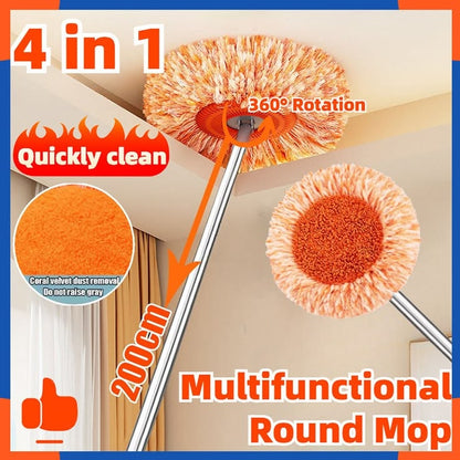 Sunflower 360° Rotating Cleaning Mop- Walls, Floors & Windows