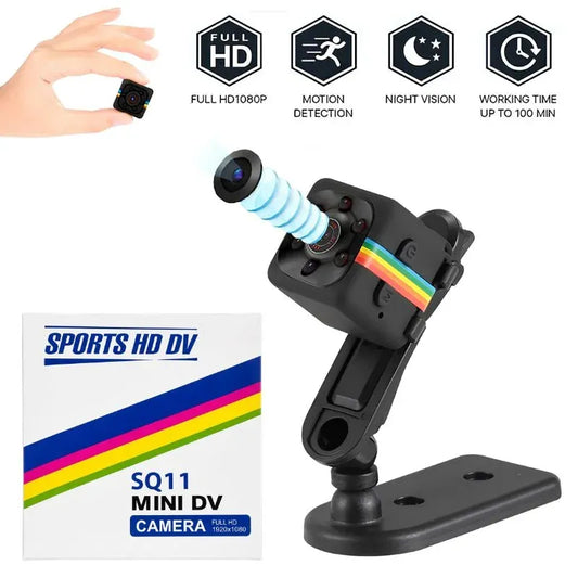 SQ11 Mini Camera HD 1080P  | Night Vision Motion Detection DVR Camcorder