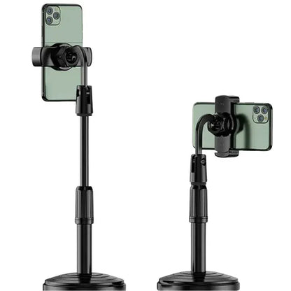 Adjustable Mobile Phone Stand with Flexible Gooseneck Arm | For Recording, Live Streaming & Video Calls | Stable Desk Mount Stand