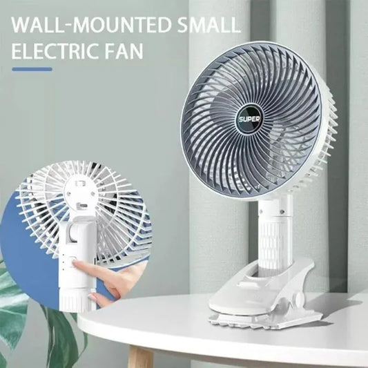 Rechargeable 3-in-1 Clip Fan | Handheld, Desktop & Wall Mounted Portable Fan