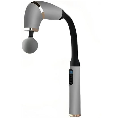 BLD-339 Long Handle Massage Gun | 4-Head Rechargeable Massager