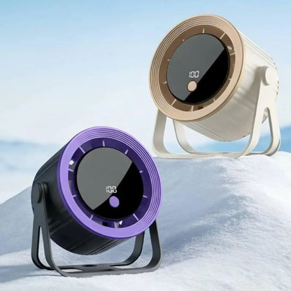 QL-02 Rechargeable Desktop Fan | 360° Adjustable Airflow